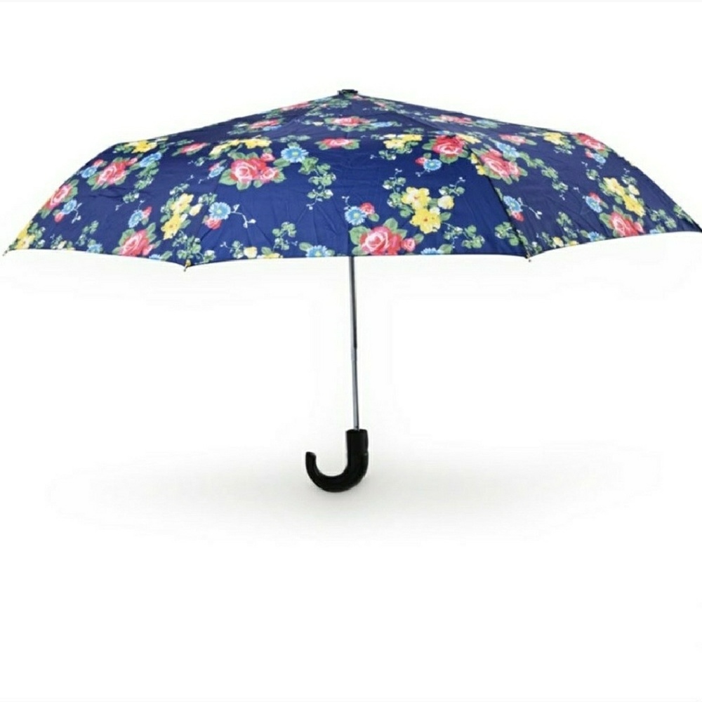 Sloane Ranger rose printed umbrella
